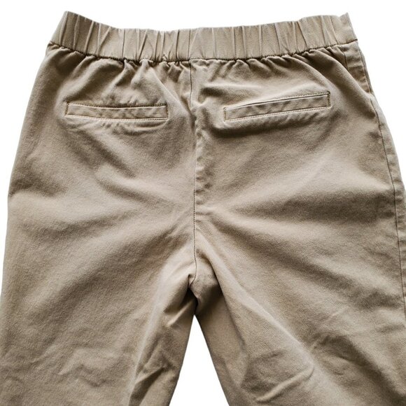 Isaac Mizrahi Live Pull On Cropped Khaki Chinos Size 6 - Picture 5 of 11